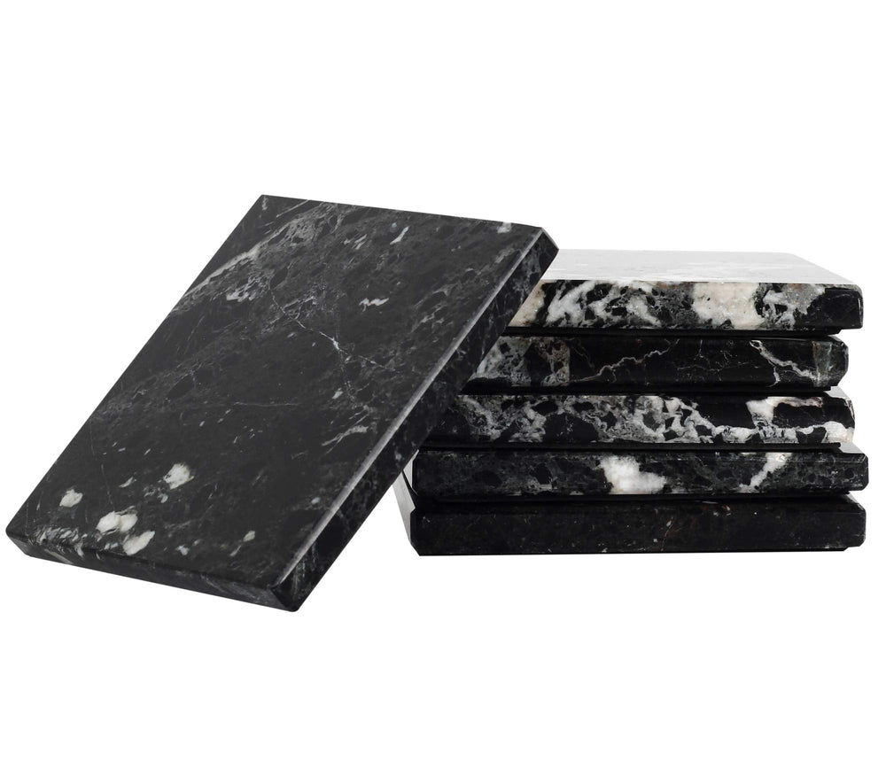 Radicaln Marble Coasters Square 3.5" Inches - From Where - 