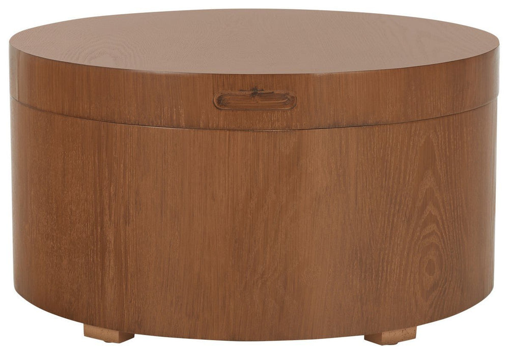 Rafaela Round Tray Top Coffee Table With Storage - From Where Finds - 