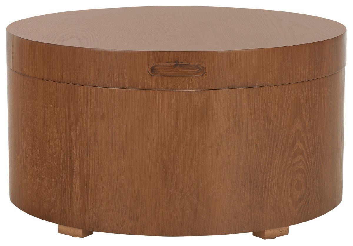 Rafaela Round Tray Top Coffee Table With Storage - From Where Finds - 