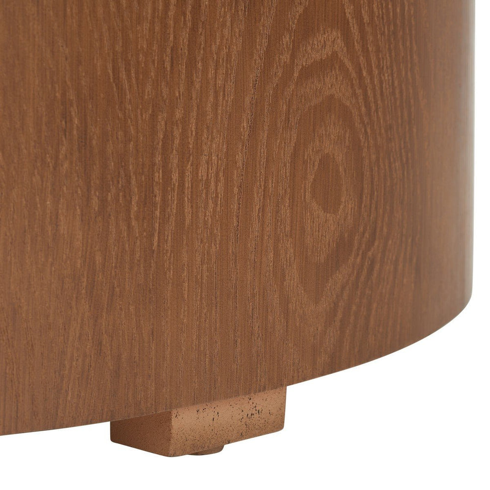 Rafaela Round Tray Top Coffee Table With Storage - From Where Finds - 