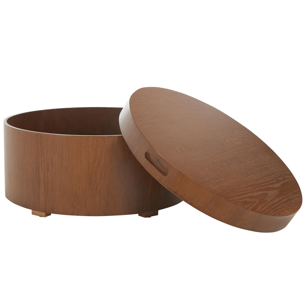Rafaela Walnut Round Coffee Table - From Where - 