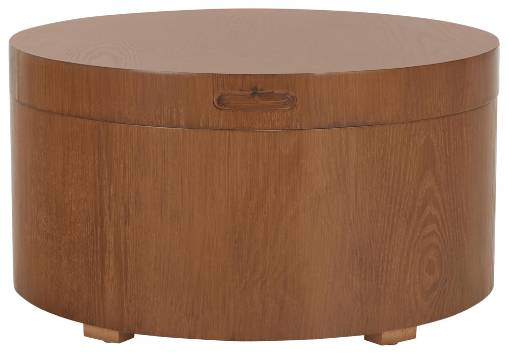 Rafaela Walnut Round Coffee Table - From Where - 