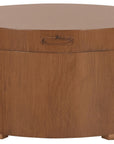 Rafaela Walnut Round Coffee Table - From Where - 