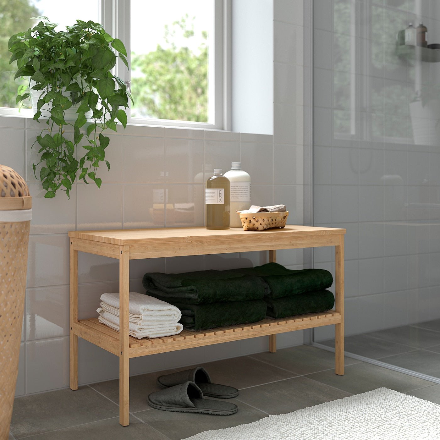 RÅGRUND Bamboo Bench - From Where - 