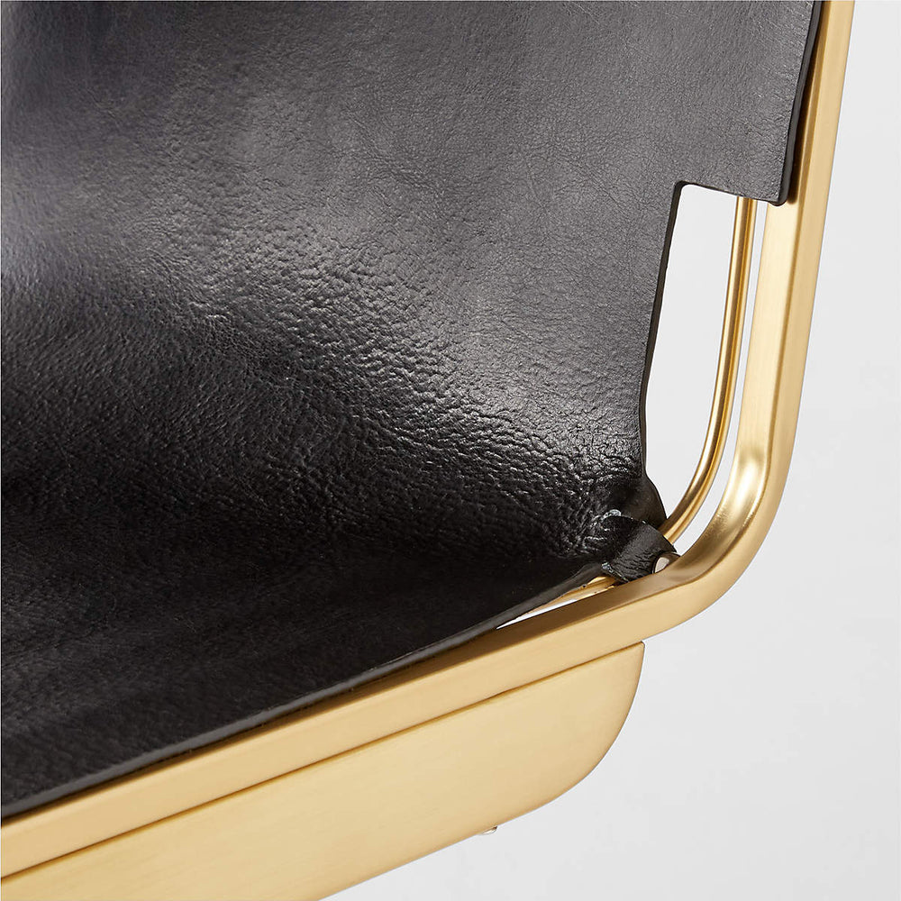 Rake Black Counter Stool Set of 2 - From Where - 