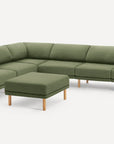 Range 6 - Piece Open Sectional Double Lounger - From Where - 