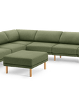 Range 6 - Piece Open Sectional Double Lounger - From Where - 