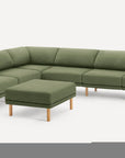 Range 6 - Piece Open Sectional Double Lounger - From Where - 