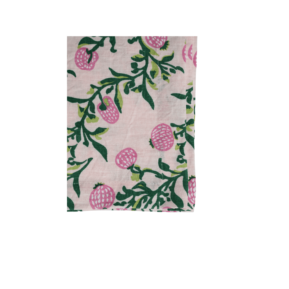Rasa Pure Linen Hand - Printed Table Runner - From Where Finds - 