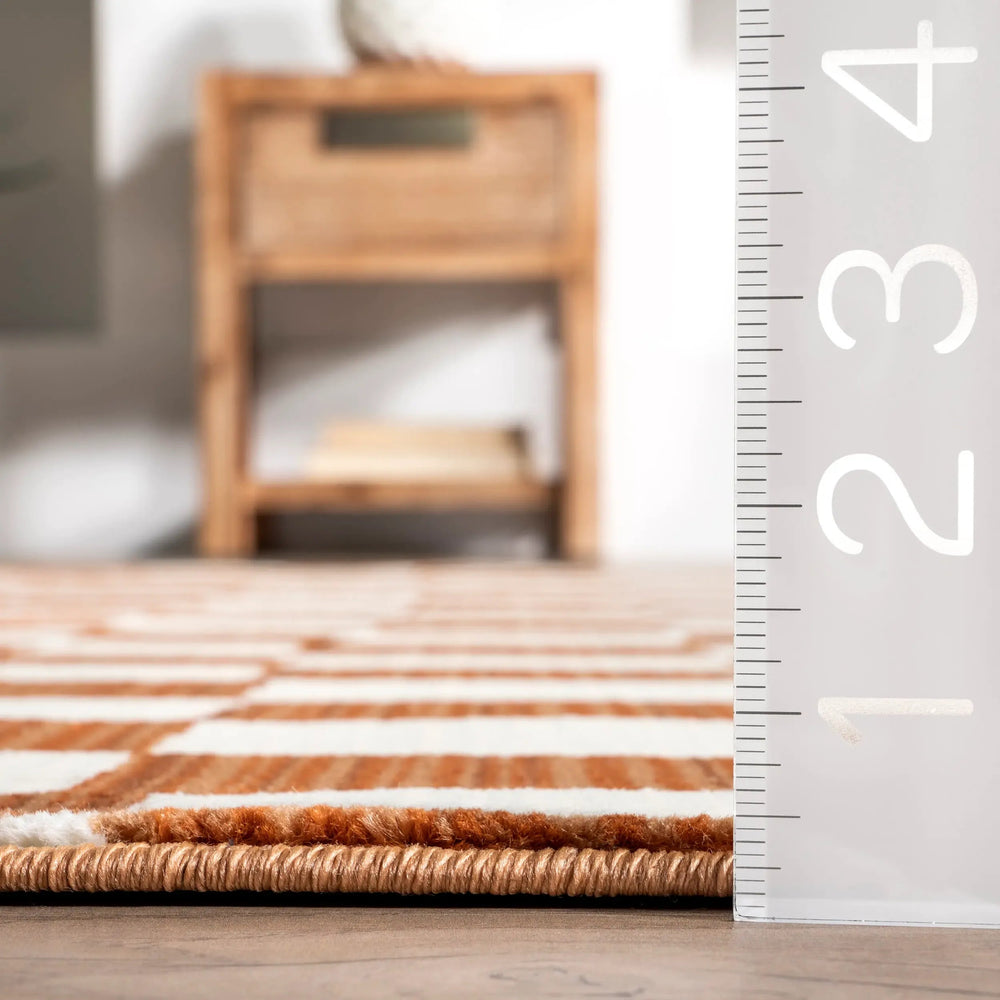 Rasali Checkered Box Rug - From Where Finds - 