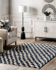 Rasali Checkered Box Rug - From Where Finds - 