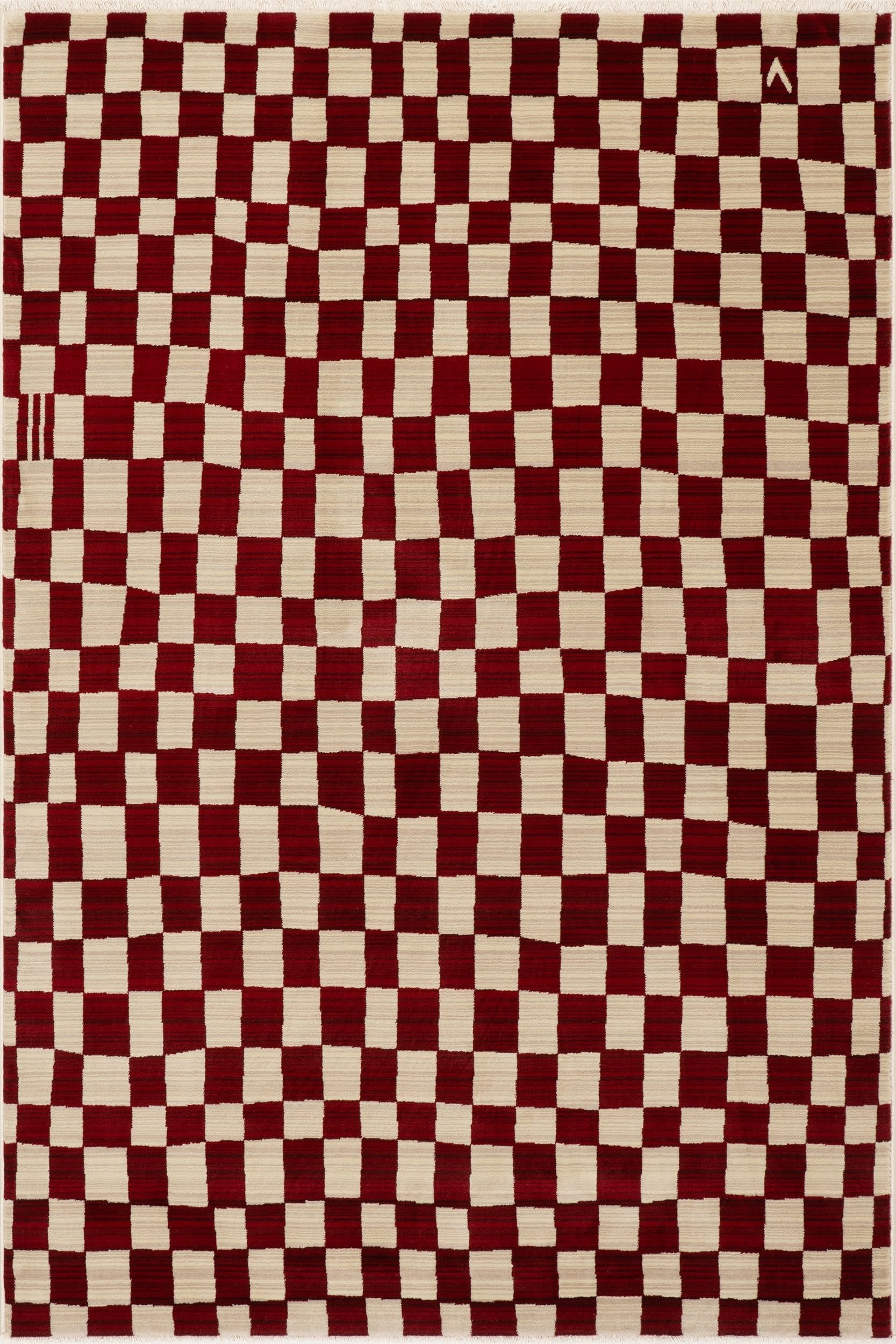Rasali Checkered Box Rug - From Where Finds - 