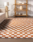 Rasali Checkered Box Rug - From Where Finds - 