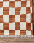 Rasali Checkered Box Rug - From Where Finds - 