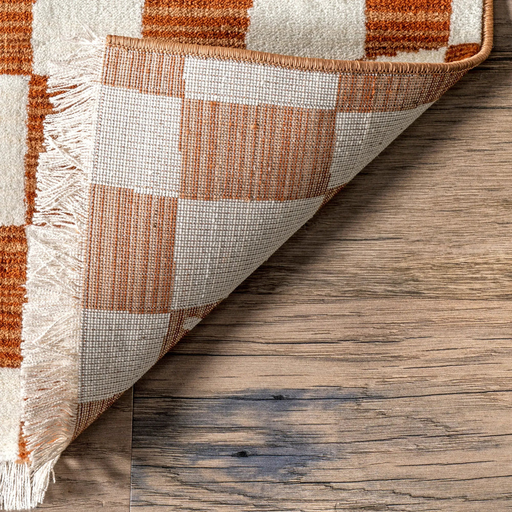 Rasali Checkered Box Rug - From Where Finds - 