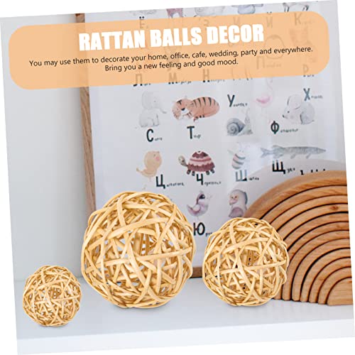 Rattan Balls Home Decor 3pcs - From Where - 