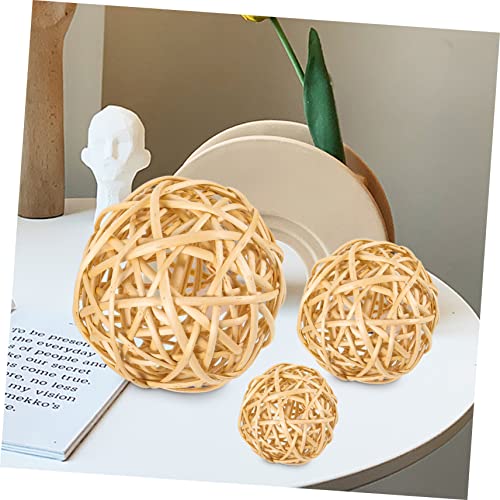 Rattan Balls Home Decor 3pcs - From Where - 