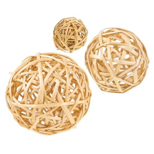 Rattan Balls Home Decor 3pcs - From Where - 