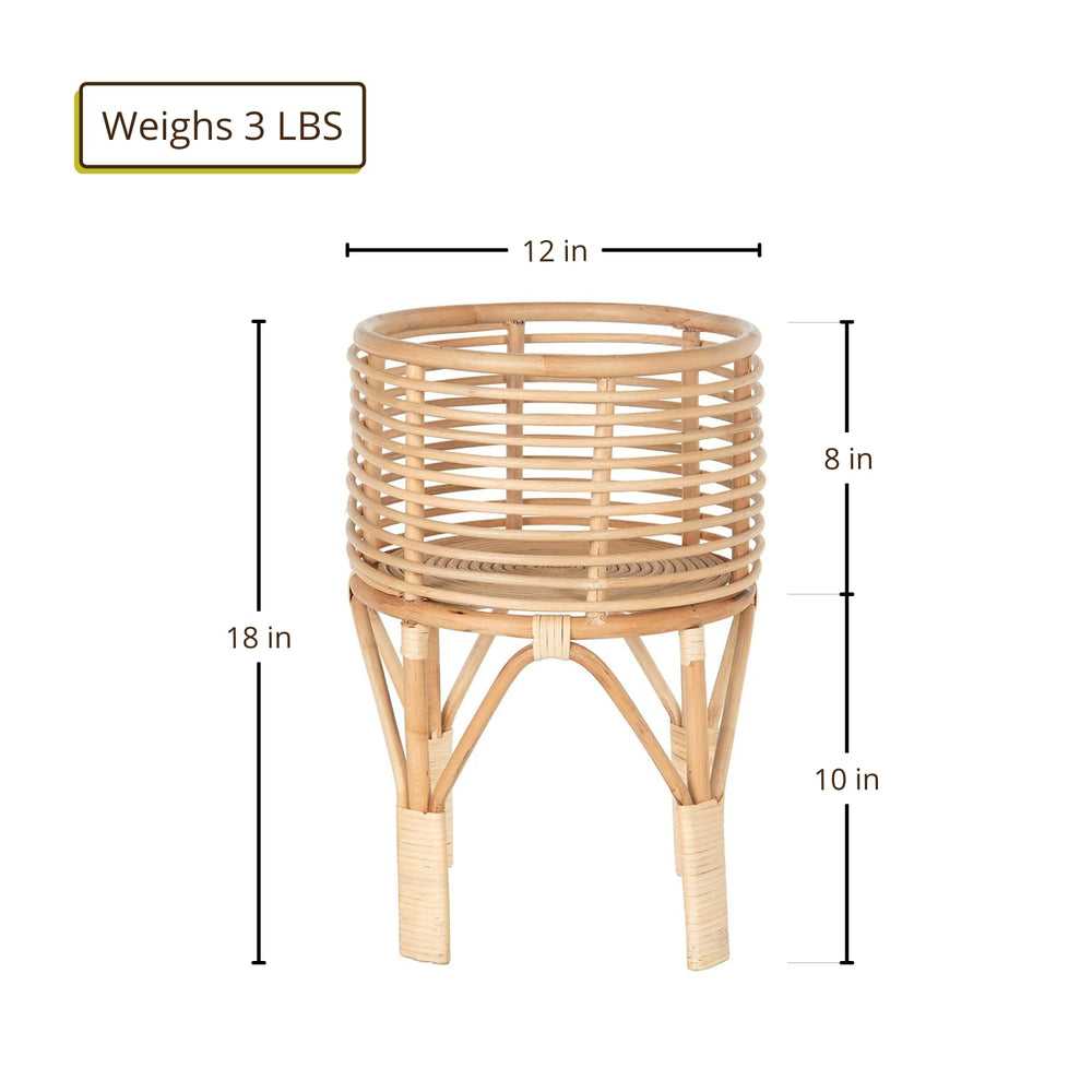 Rattan Indoor Plant Stand - From Where - 
