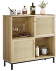Rattan Sideboard Coffee Bar Cabinet - From Where - 