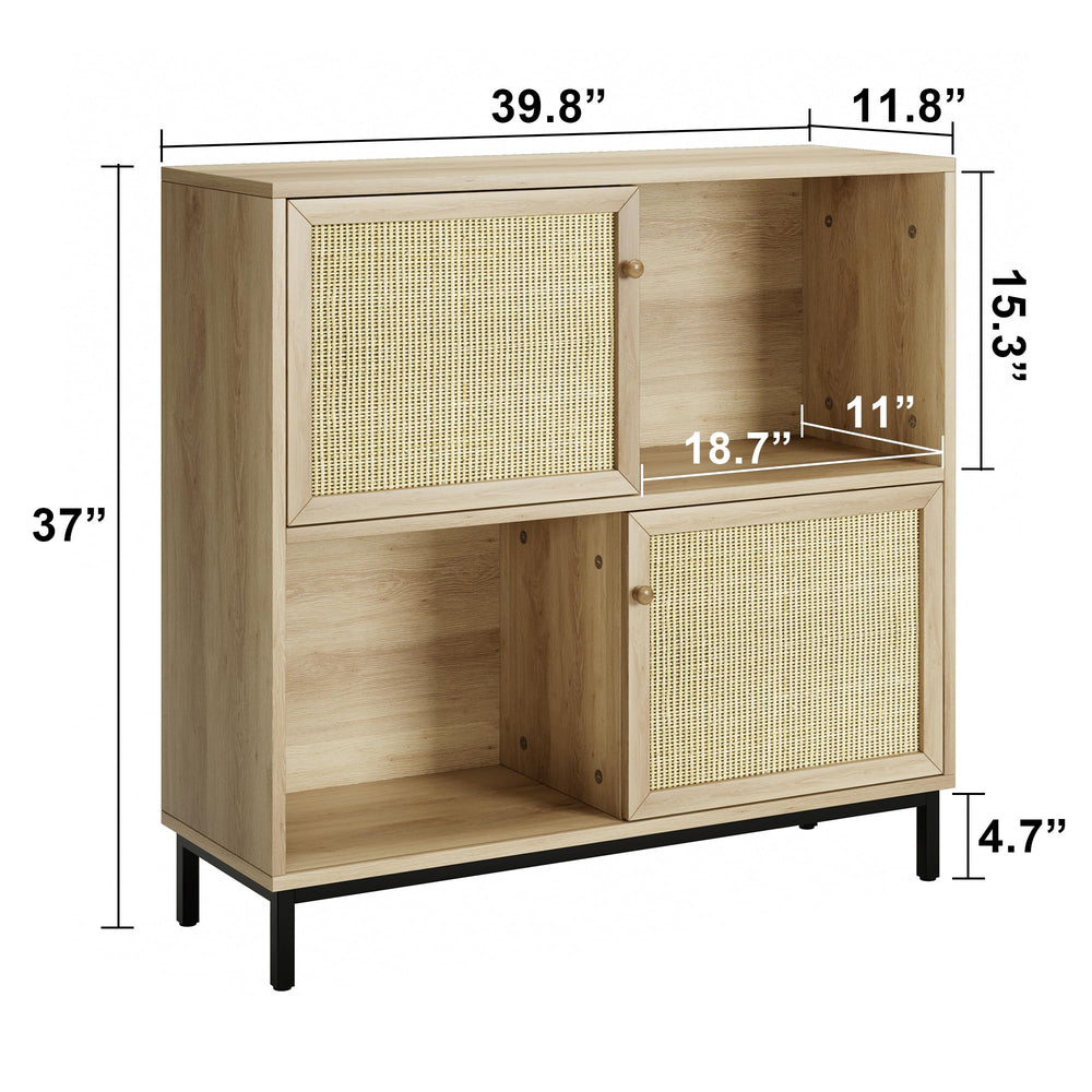 Rattan Sideboard Coffee Bar Cabinet - From Where - 