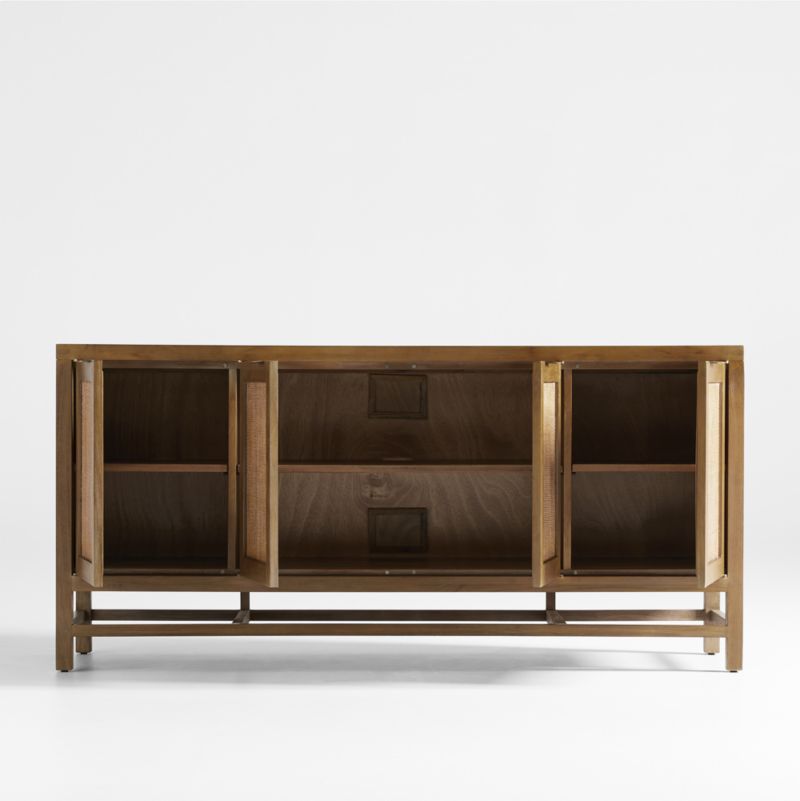 Rattan Storage Media Console - From Where - 