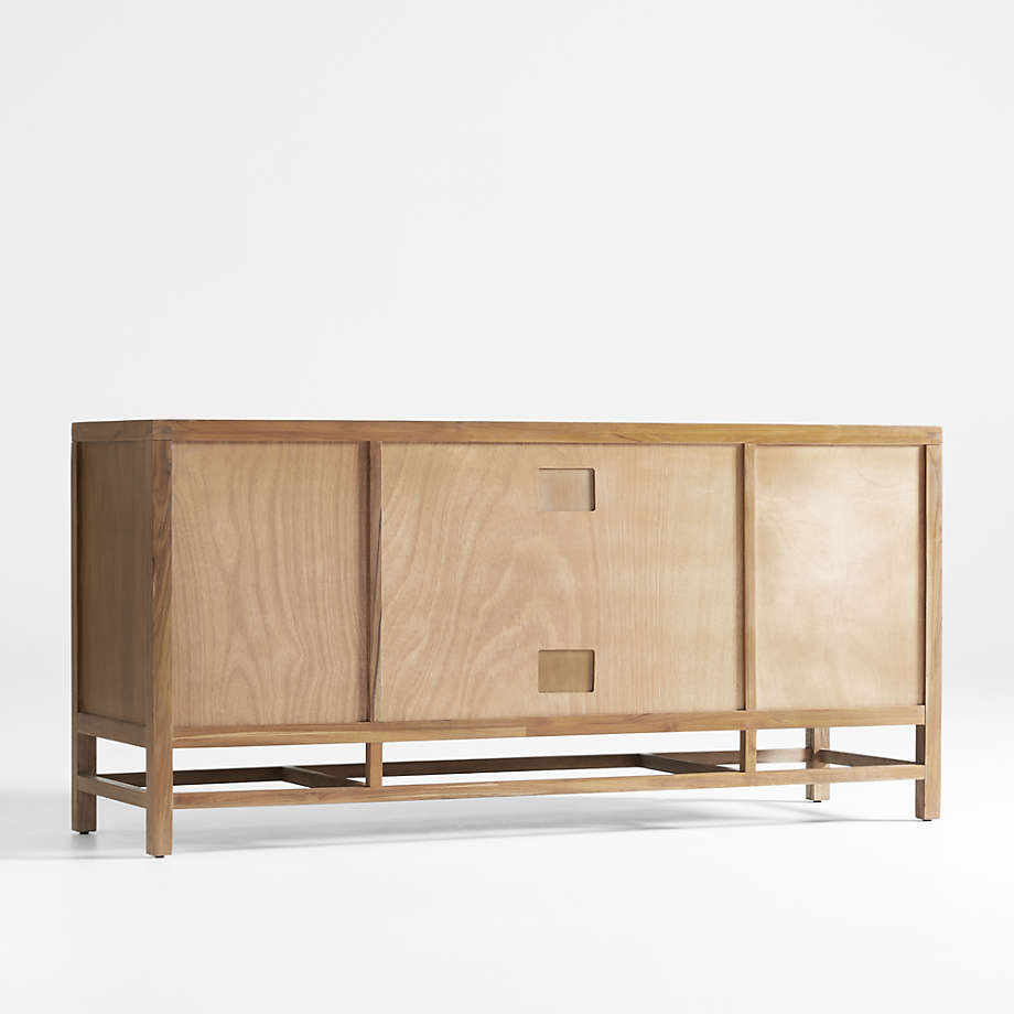 Rattan Storage Media Console - From Where - 