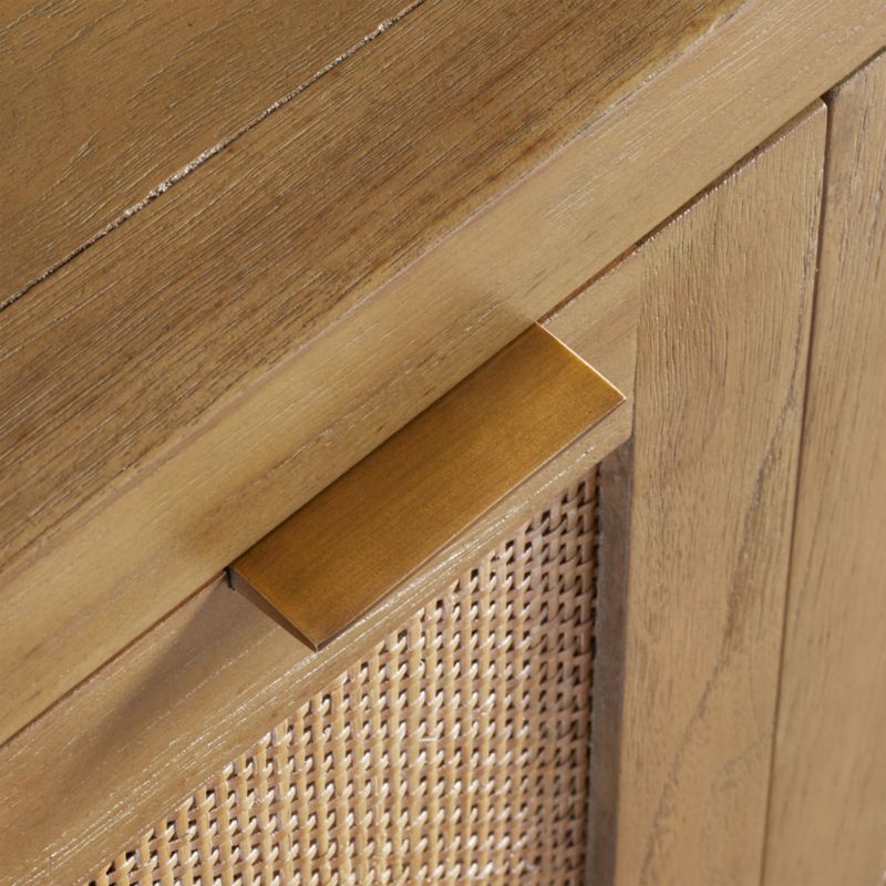 Rattan Storage Media Console - From Where - 