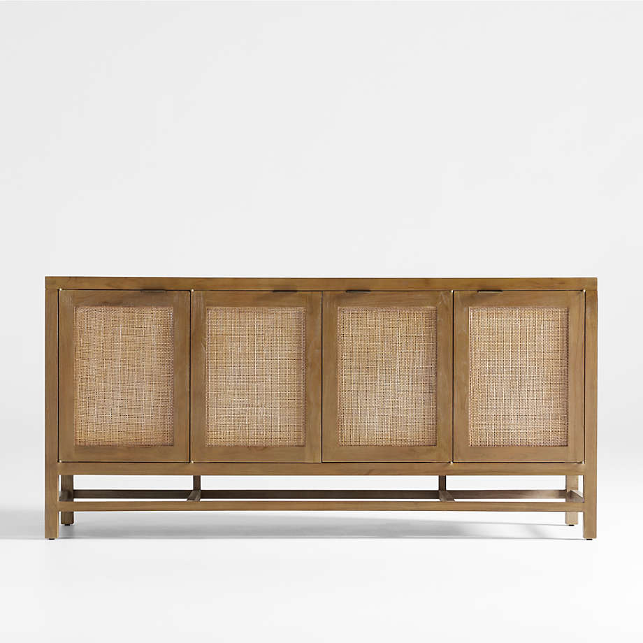 Rattan Storage Media Console - From Where - 