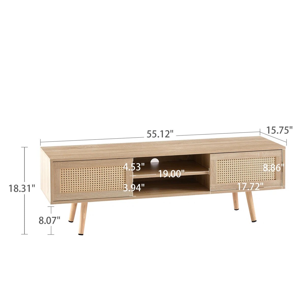 Rattan TV Cabinet - From Where - 