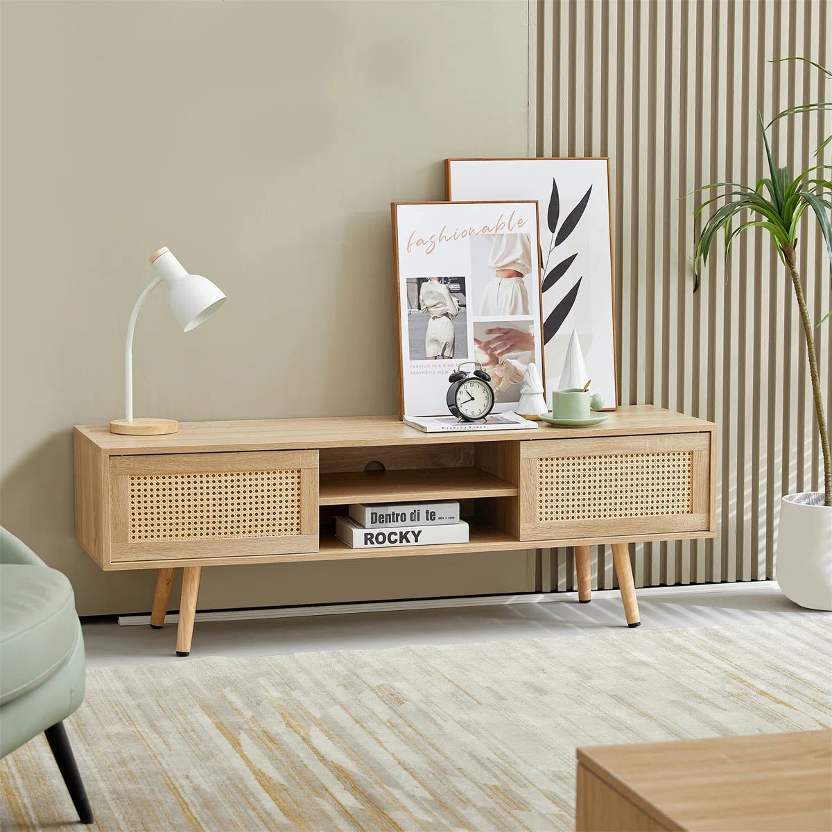 Rattan TV Cabinet - From Where - 