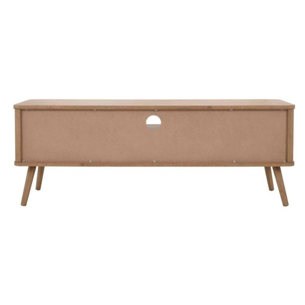 Rattan TV Stand in Natural Oak - From Where - 