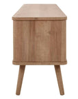 Rattan TV Stand in Natural Oak - From Where - 