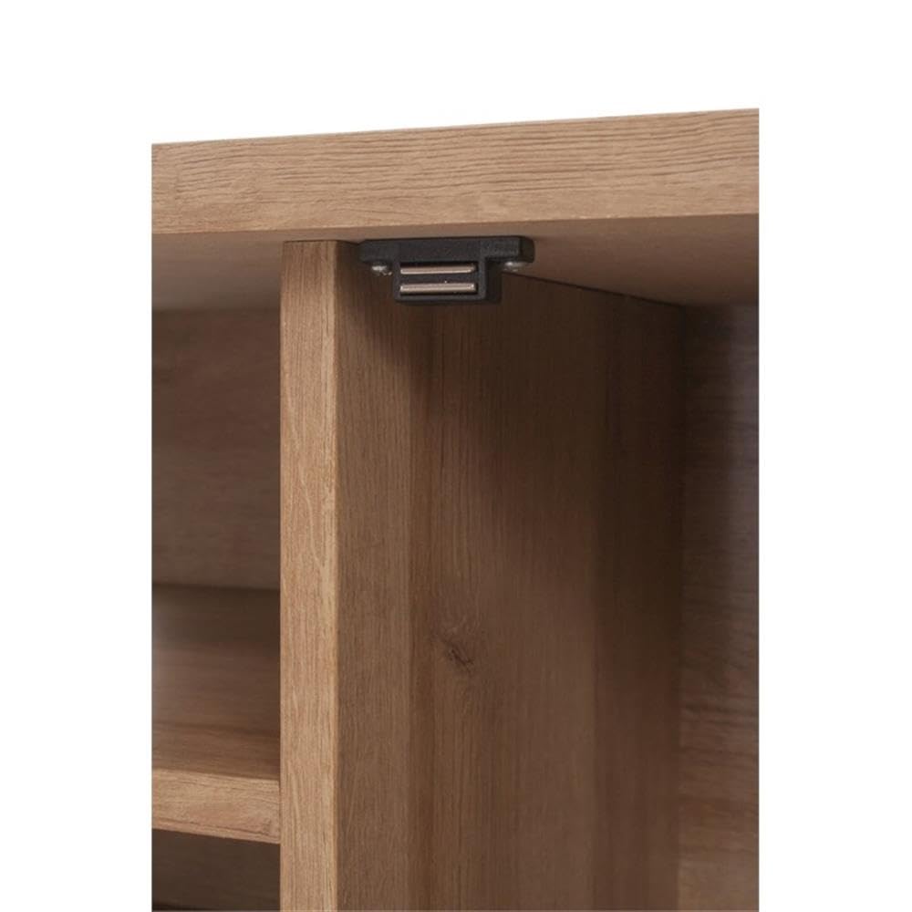Rattan TV Stand in Natural Oak - From Where - 