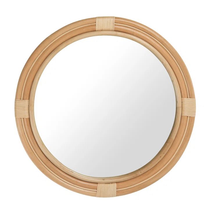 Rattan Wall Mirror - From Where - 