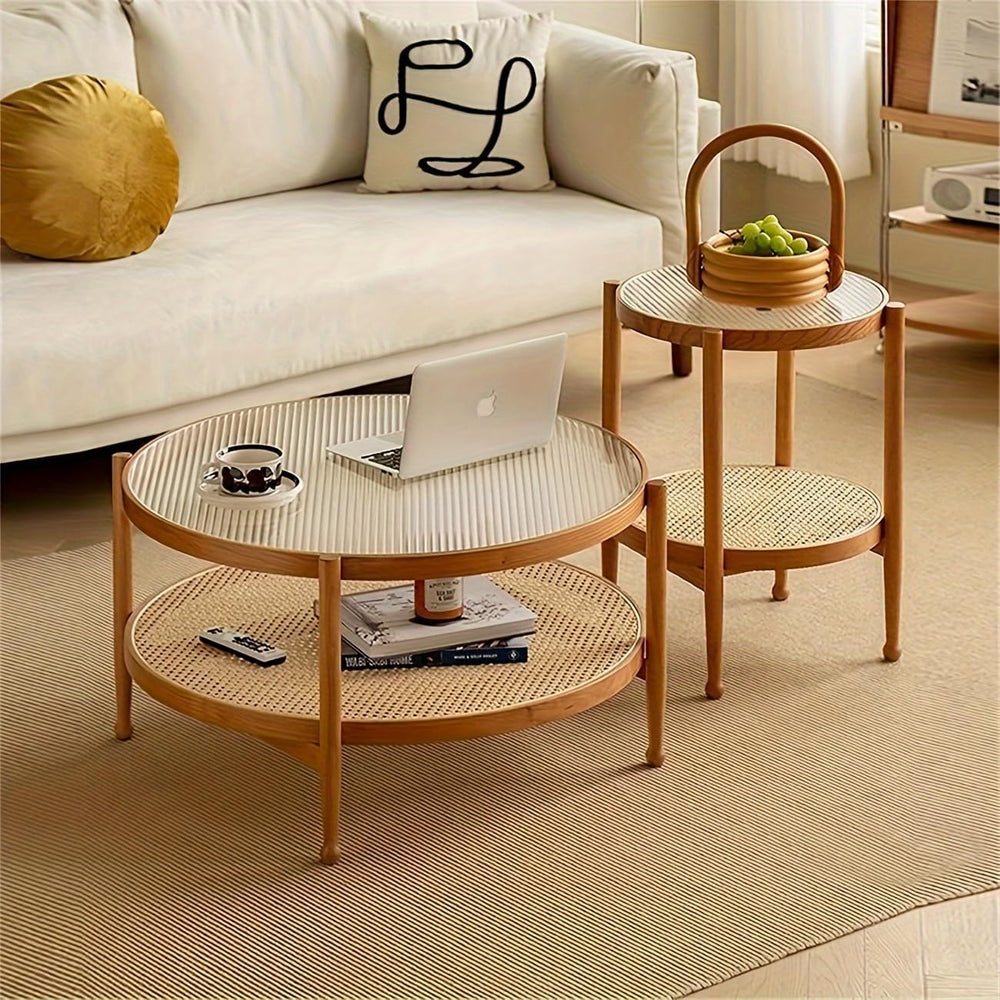 Rattan Woven Coffee Table - From Where - 