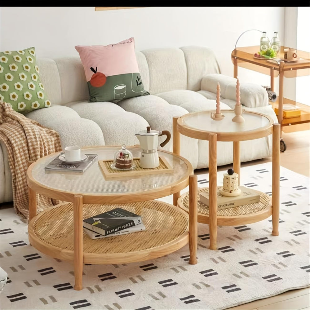 Rattan Woven Coffee Table - From Where - 