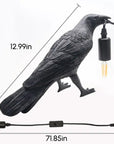 Raven Novelty Table Lamp - From Where - 