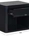 Raylie 1 Drawer Wood Nightstand - From Where Finds - 