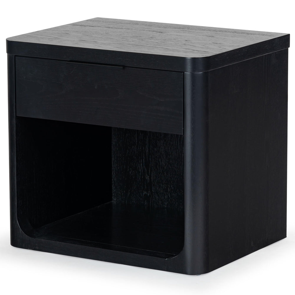 Raylie Black 1 - Drawer Nightstand - From Where - 