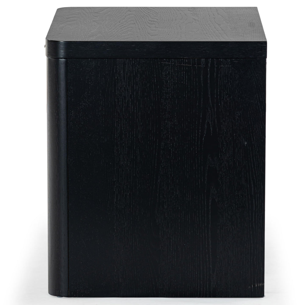 Raylie Black 1 - Drawer Nightstand - From Where - 