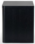 Raylie Black 1 - Drawer Nightstand - From Where - 