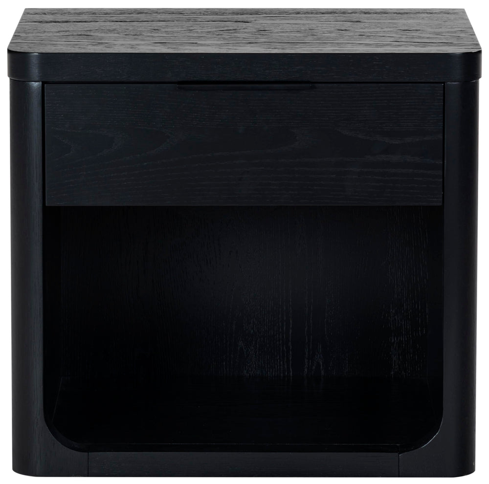 Raylie Black 1 - Drawer Nightstand - From Where - 