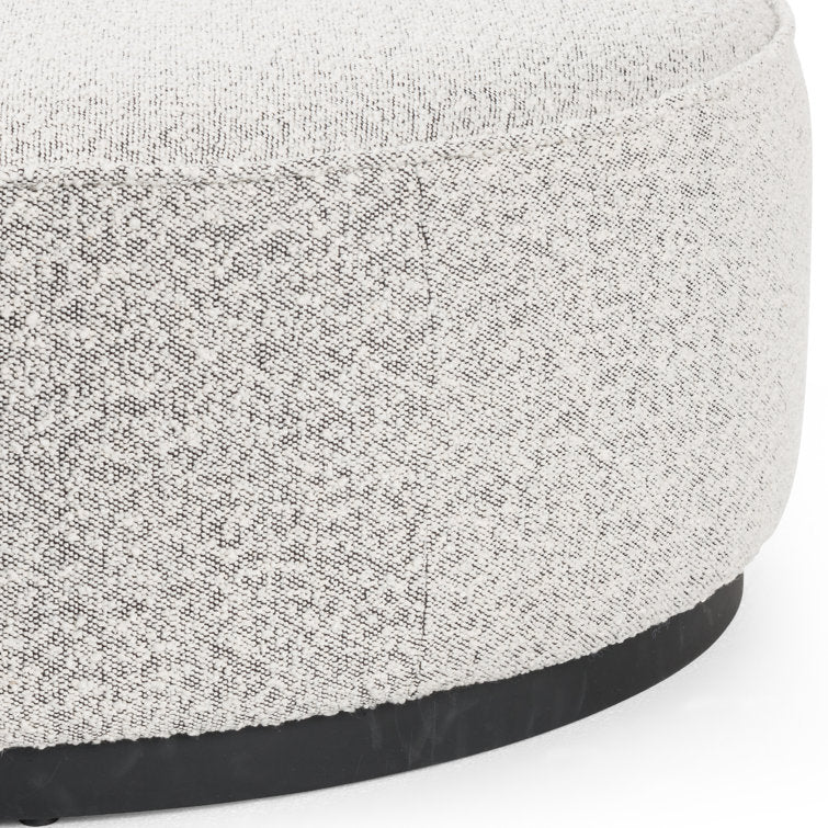 Rayna 36" Round Cocktail Ottoman - From Where - 