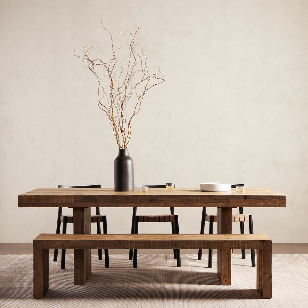 Reclaimed Wood Dining Bench - From Where -