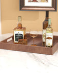 Rectangle Serving Tray with Hole Handle - From Where - 