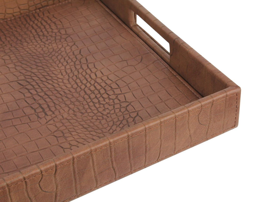 Rectangle Serving Tray with Hole Handle - From Where - 