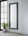 Rectangular Full Length Gray Mirror - From Where - 