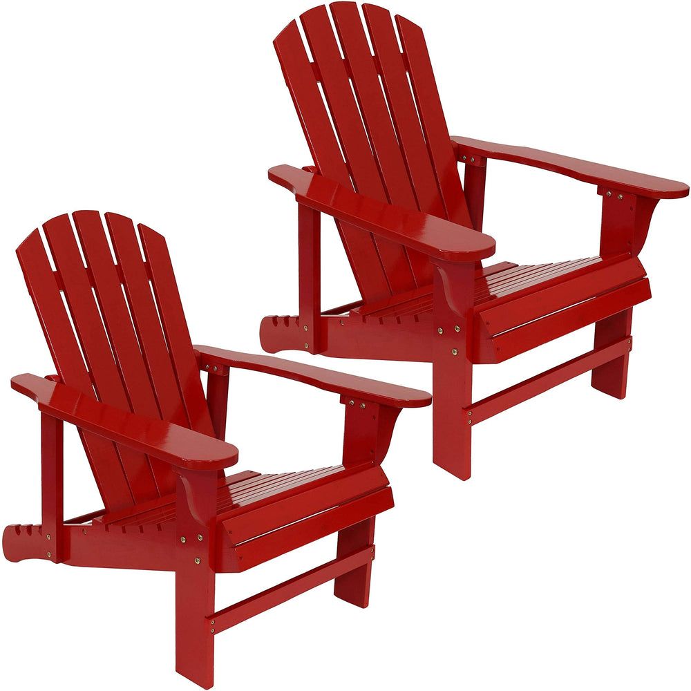 Red Adirondack Chair Set of 2 - From Where - 