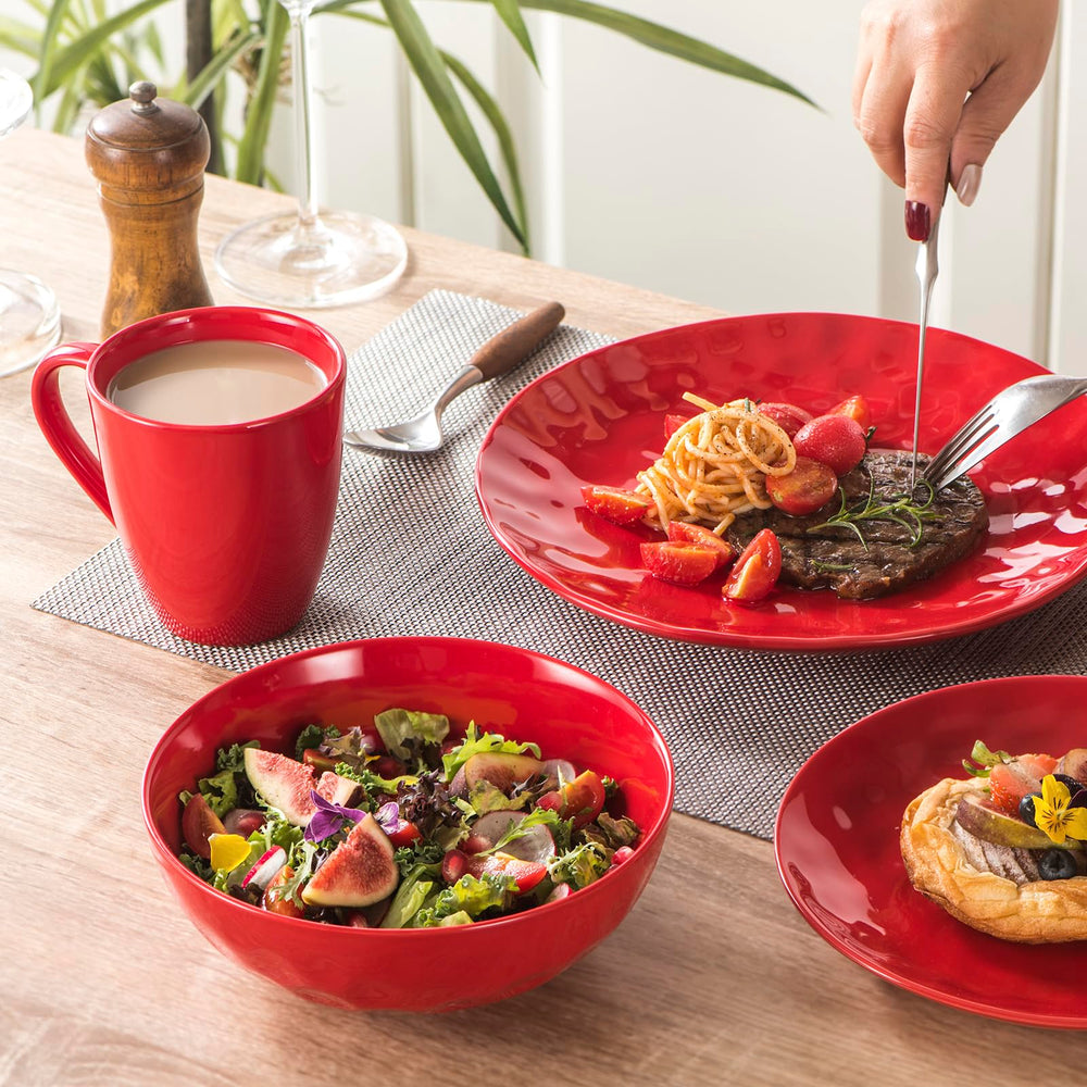Red Ceramic Coffee Mug Set - From Where - 